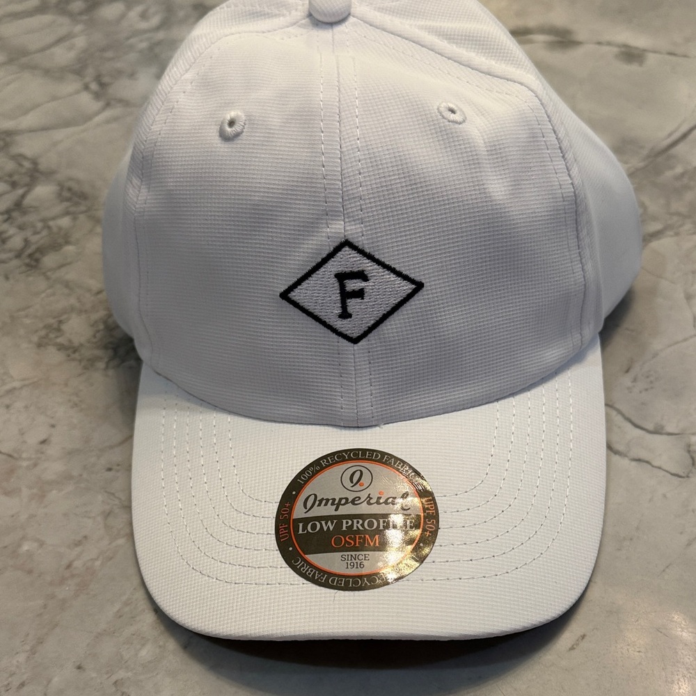 Flagler Club Palm Beach Imperial White Adjustable Baseball Cap